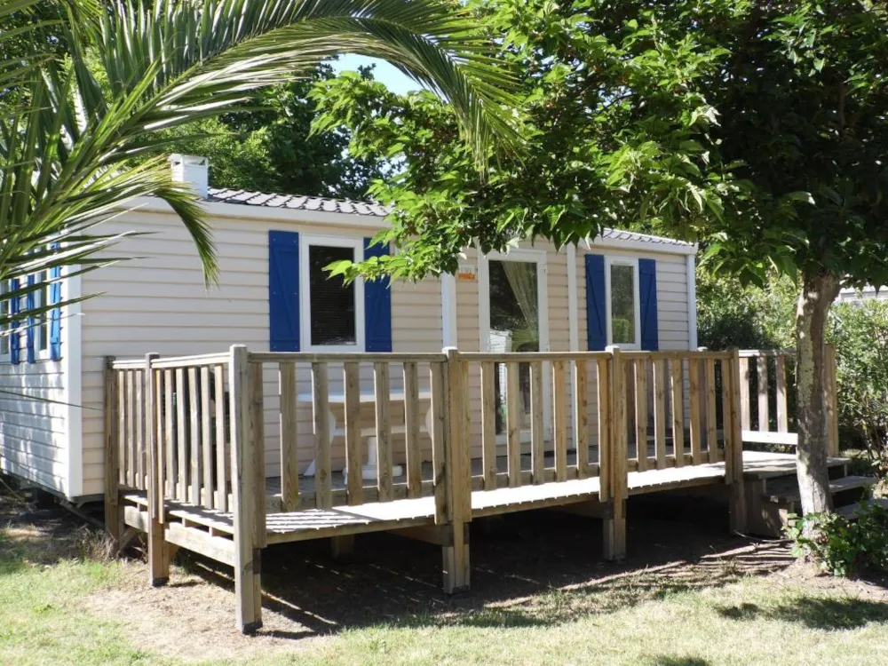 Location - Mobil Home 2 Chambres - Camping Les Abricotiers