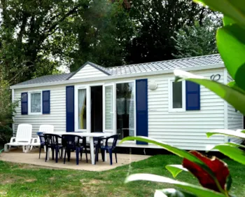 Mietunterkunft - Mobilheim 32M² Tamaris - 3 Schlafzimmer - Tv - - Sites et Paysages de Penboch