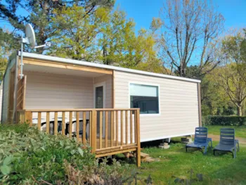 Mietunterkunft - Mobilheim Loggia - 2 Schlafzimmer - Halbüberdachte Terrasse Tv - - Sites et Paysages de Penboch