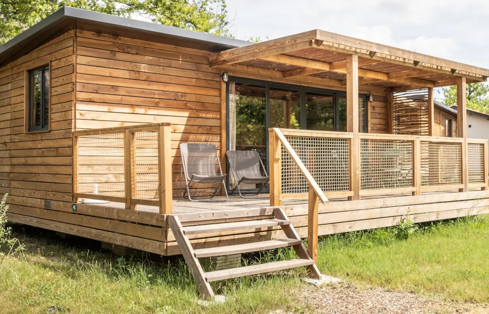 Huuraccommodatie(s) - Chalet Portland - Huttopia Caminos de Galicia