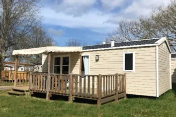 Mietunterkunft - Mobilheim Comfort | 24 M² | 2 Zimmer | Erhöhte Terrasse | Klimaanlage - Homair - Camping Rivages des Landes