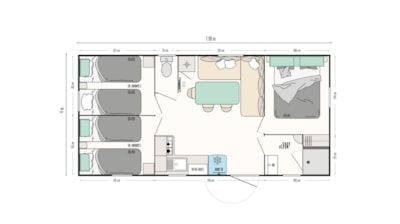 Mobile Home Access 3 bedrooms - SuperTitania