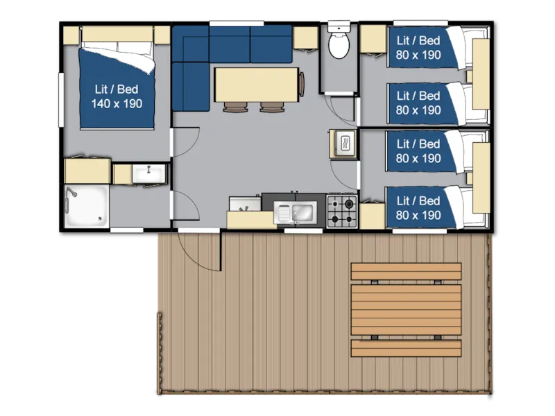 Mh Access 3 Chambres - Lo73