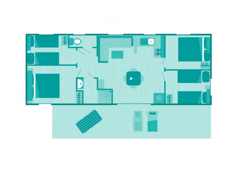 Mh Confort 4 Chambres - Smala