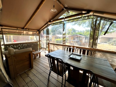 Kabana toilée de luxe - 34 m²
