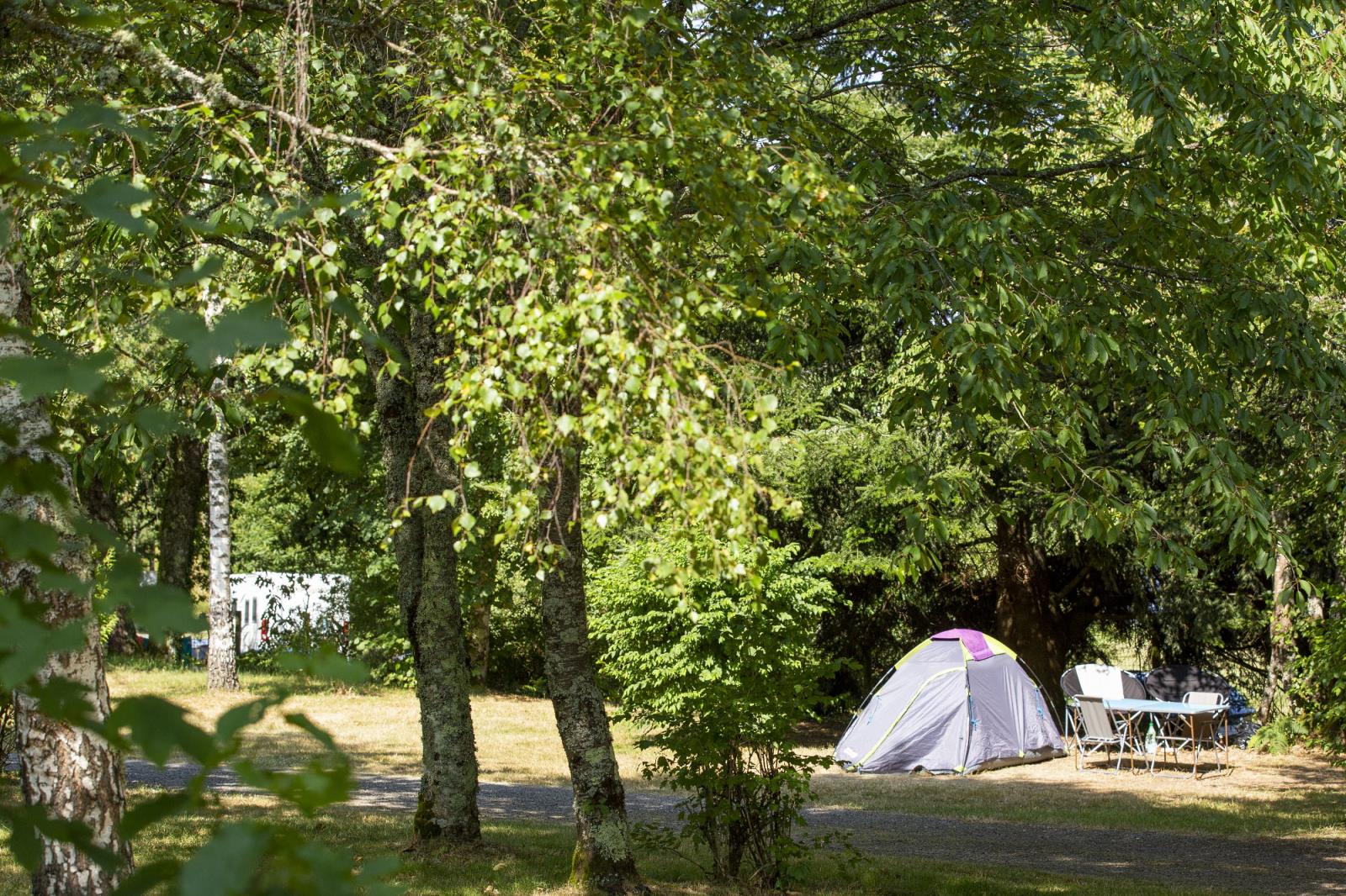 Emplacement - Forfait Halte Cyclo/Rando : Sans Véhicule Et Sans Électricité - Camping du Lac de Saint-Pardoux