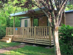 Accommodation - Mobile Home Premium 3 Bedrooms. - Tv + Ac - Camping du Lac de Saint-Pardoux