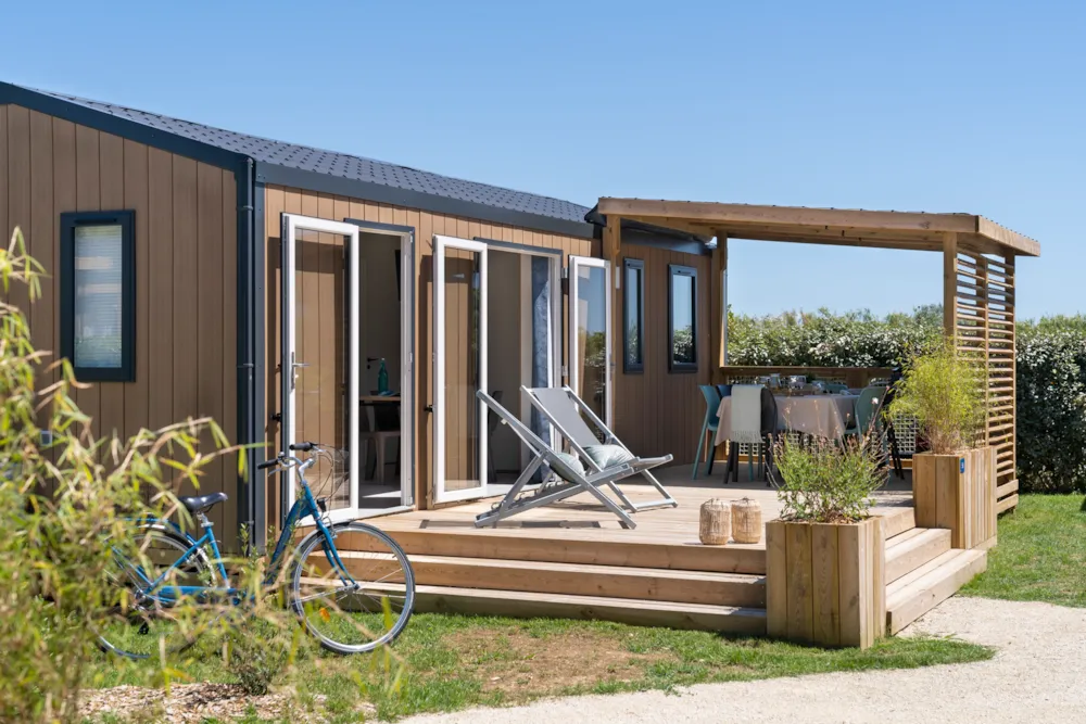 Location - Mobil-Home Premium - 2 Chambres - ROMANEE Cormoran