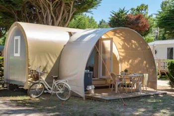 Mietunterkunft - Zelt Komfort - 2 Schlafzimmer - Keine Sanitäranlagen - ROMANEE La Plage