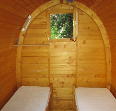 Coque - 2 single beds, without toilet block