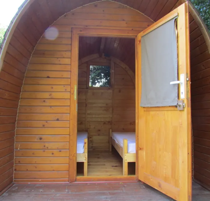 Location - Coque - 2 Lits Simples, Sans Sanitaire - Camping d'Olzo