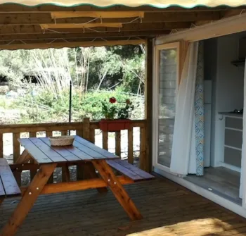 Location - Mobil-Home Super Mercure Riviera - 2 Chambres - Camping d'Olzo