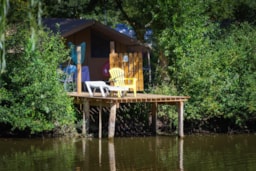 Huuraccommodatie(s) - Cotton Lodge Tent 2 Slaapkamers - 20M² - Zonder Eigen Sanitair - - Camping de l'Etang Sites et Paysages