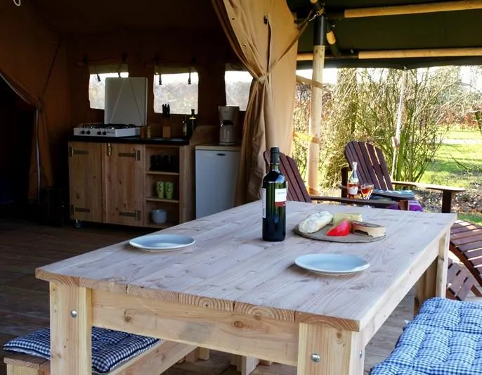Tente Insolite Nature Confort Lodge 2 Chambres - Sans Sanitaire