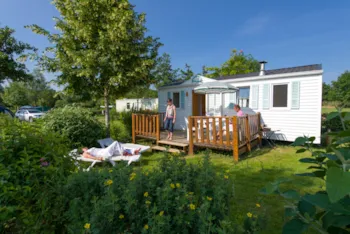 Mietunterkunft - Cottage Classique Louet 2 Schlafzimmer - Camping de l'Etang Sites et Paysages