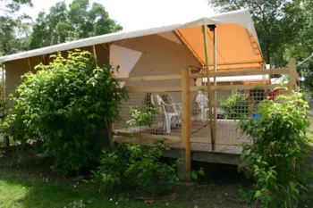 Mietunterkunft - Besondere Unterkünfte Natur Eco Lodge Zelt 2 Zimmer - Ohne Eigenes Sanitär - Camping de l'Etang Sites et Paysages