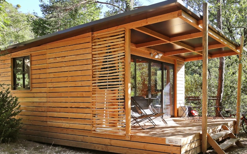 Premium Chalet Maine 1 slaapkamer - TV - NEW 2026, PRIVE PONTON !