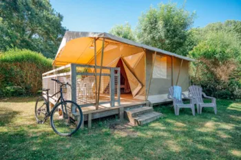 Location - Tente Insolite Nature Eco Lodge 2 Chambres  - Sans Sanitaires Privatifs - Camping de l'Etang Sites et Paysages