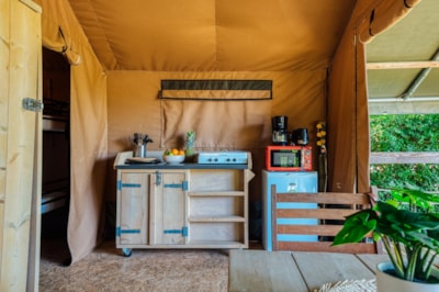 Unusual Tent Nature Confort Lodge 2 bedrooms - No sanitary -