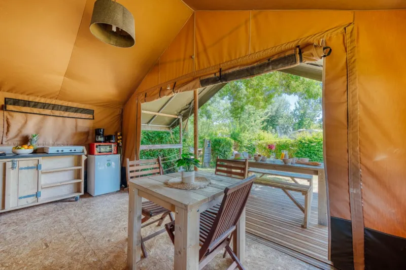 Tente Insolite Nature Confort Lodge 2 Chambres - Sans Sanitaire
