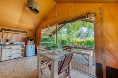 Unusual Tent Nature Confort Lodge 2 bedrooms - No sanitary -