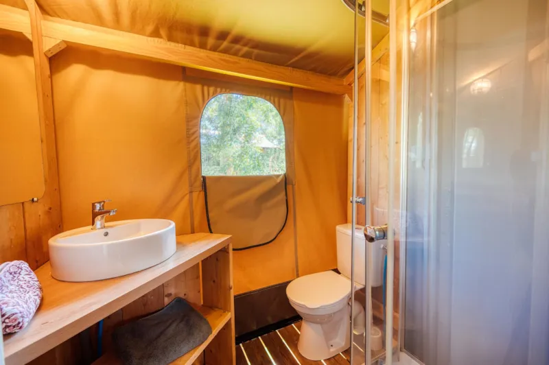 Tente Insolite Premium Safari 2 Chambres - Avec Cuisine Et Sanitaires