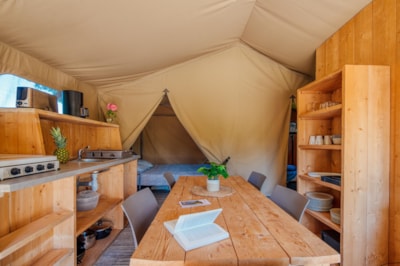 Premium Safari Unusual Tent 2 bedrooms - With Kitchen and own Sanitary -