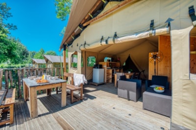 Premium Safari Unusual Tent 2 bedrooms - With Kitchen and own Sanitary -