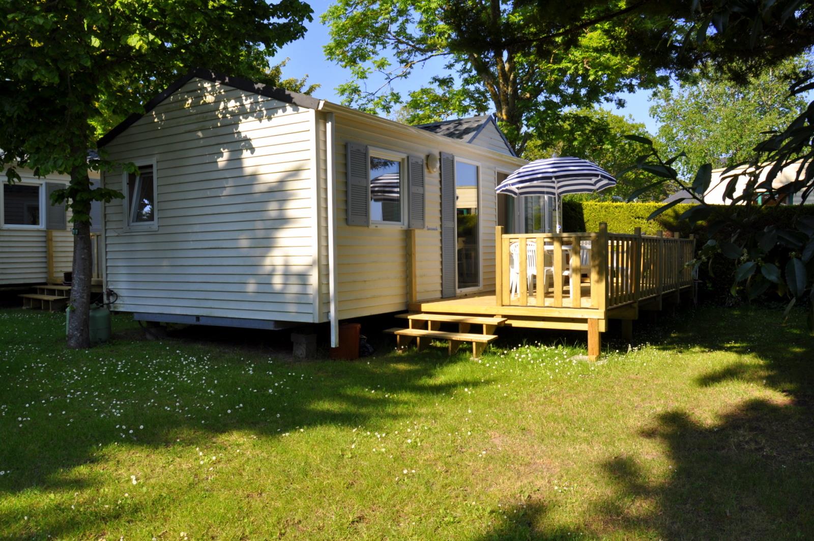 Location - Mobilhome Savannah 2 Chambres 31.20M² - Camping International Le Raguenès Plage