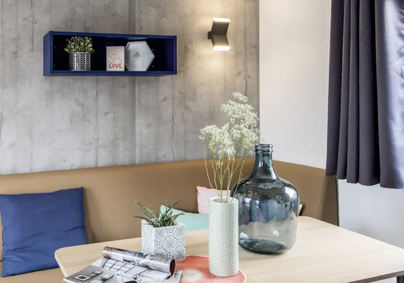 Mobilhome Declik 3 Chambres 35.2M² - Terrasse Façade