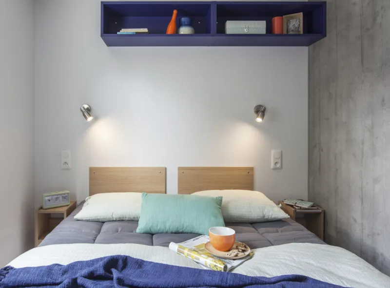 Mobilhome Declik 3 Chambres 35.2M² - Terrasse Façade