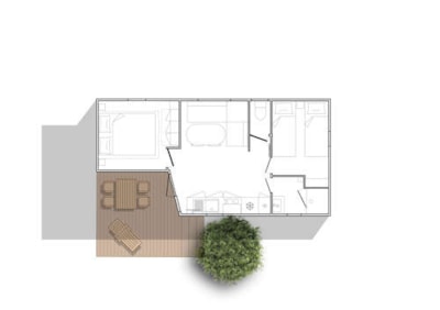 Mobile-home JUNGLE  2 bedrooms