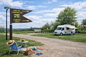 Pitch - Empty Camper Van Pitches - Hôtel & Camper Le Moulin de la Brevette  