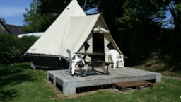 Location - Tente Tipi - 2 Chambres - Sans Sanitaires - - Airotel Camping Etang des Haizes