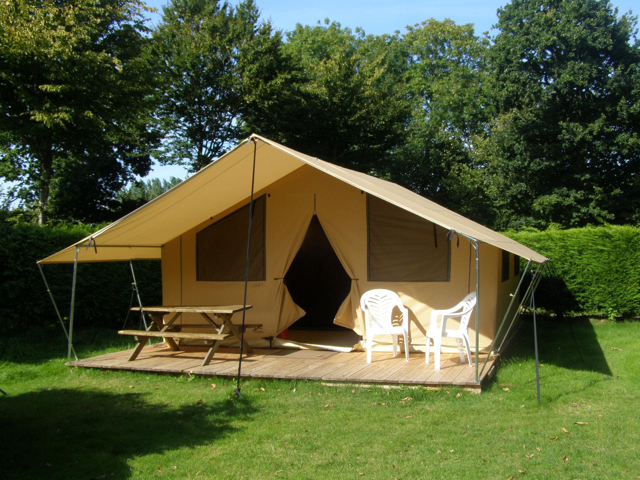 Location - Tente Nature 25M² - Camping L'Étang des Haizes
