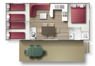 Mobile-home - 3 bedrooms — 2