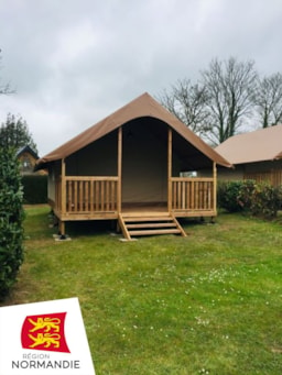 Location - Tente Lodge 21M² - 2 Chambres - Airotel Camping Etang des Haizes