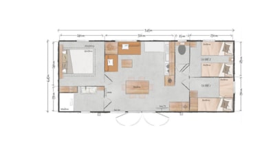 Mobil-home 3 bedrooms + TV - 2026 — 1