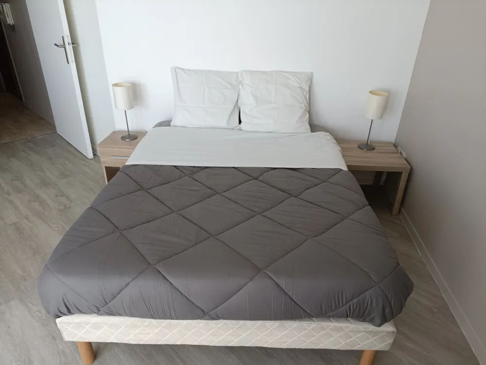 Location - Studio Lit Double - Appart'Hotel Rouen Flaubert - Terres de France 