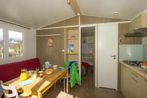 Mietunterkunft - Mobilheim Mini Habana 1 Zimmer - image n°4 - Capfun - Camping Plan du Fernuy