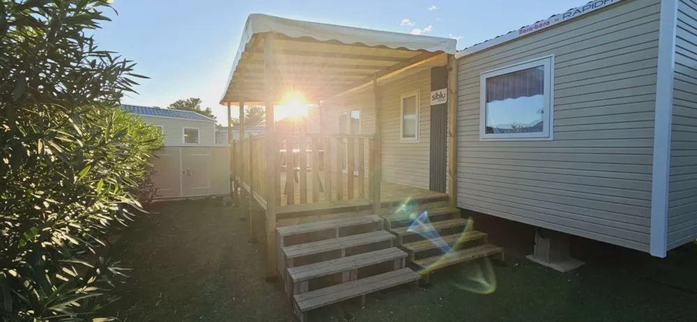 Location - Mobil-Home 3 Chambres - Bora 32 - Camping Mar Estang By Vacool