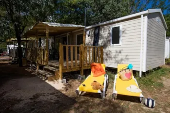 Mietunterkunft - Lodge 30M² - 2 Zimmer - Camping La Nouzarède