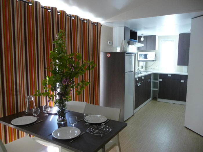 Mobil Home Luxe 31 M² (1 Lit 160 + 2 Lits Individuels)