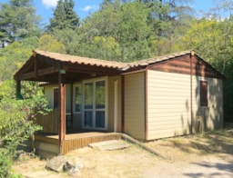 Huuraccommodatie(s) - Bungalow Star  35 M² (1 Double Bed + 3 Beds + 1 Bunkbed) - Camping Chantecler