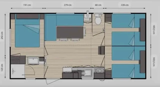 Mobil Home De 1 À 8 Personnes