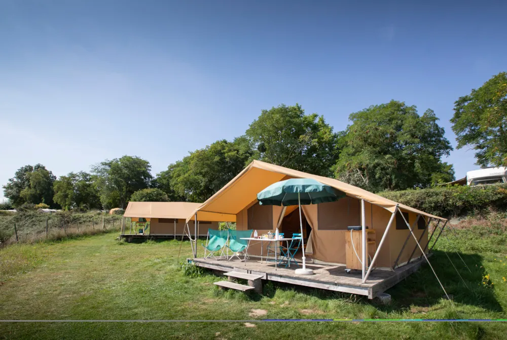 Location - Tente Toile&Bois Classic Iv - Huttopia Saumur