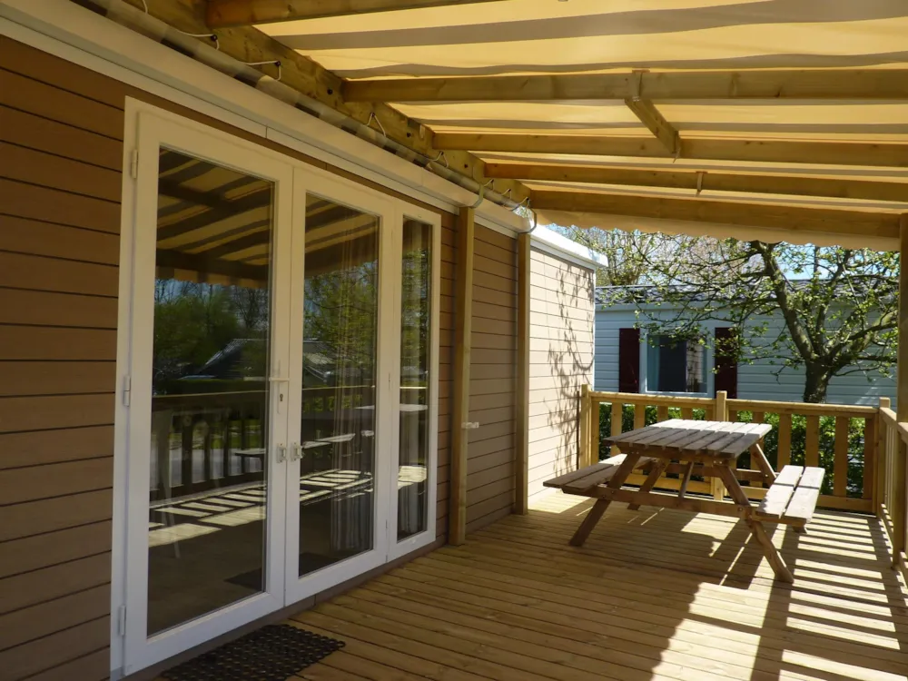 Location - Mobile-Home 8 Places (N°4) - Camping Les Pommiers des 3 Pays