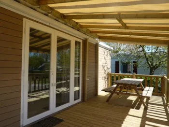 Location - Mobile-Home 8 Places (N°4) - Camping Les Pommiers des 3 Pays