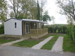 Accommodation - Mobil Home 4 Places Numero 15 - Camping Les Pommiers des 3 Pays
