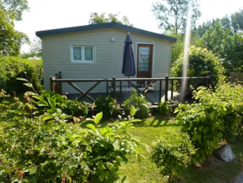 Location - Chalet Bois (N° 24) - Camping Les Pommiers des 3 Pays